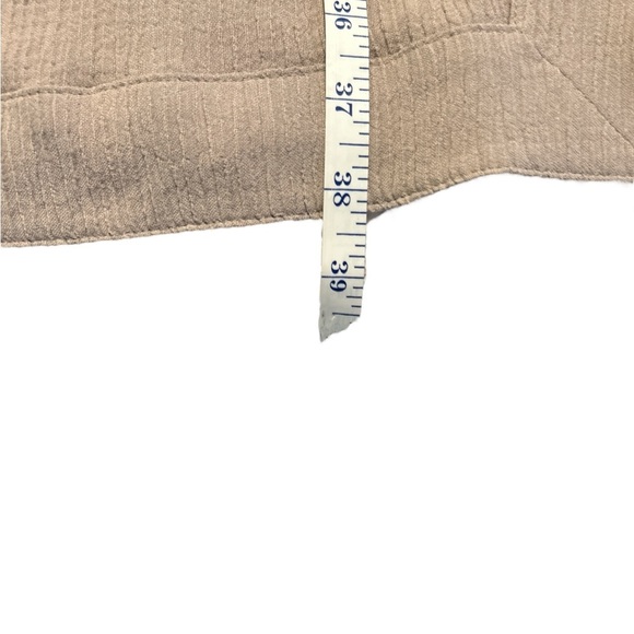 Soft Surroundings NWT Oceo Gauze Cover Up Button Taupe Cardigan Duster Resort 2X - Picture 9 of 12